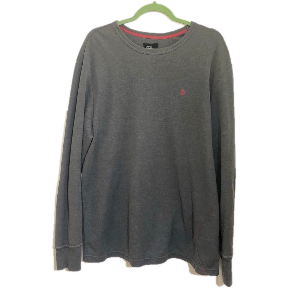 Volcom grey long sleeve thermal size XXL